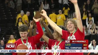 DIV IV Boys Hoops Lima Central Catholic Tops Toledo Christian 6360 TBirds Return to State for [upl. by Lilac960]