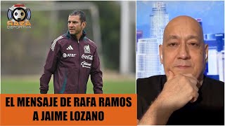 MENSAJE de RAFA RAMOS AL JIMMY “QUÍTATE LAS HEROICIDADES” México no debe proponer  Raza Deportiva [upl. by Ninon]