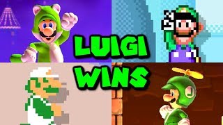 Super Mario Maker 2  Luigi wins by doing absolutely nothing [upl. by Lempres990]