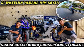 ADU GEBER ZX300R vs YAMAHA R1M‼️BERAKHIR DI WHEELIIN KEYSA MAHESA [upl. by Sandry]