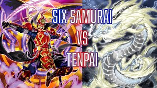 YUGIOH Six Samurai VS Tenpai LIVE DUEL [upl. by Kulseth]