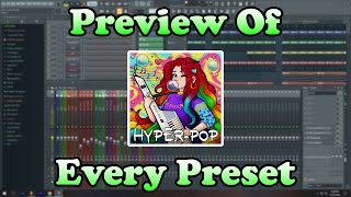 HyperPop Flex Plugin  Preview of Every Preset  Listen Before You Buy Fl Studio [upl. by Einallem]