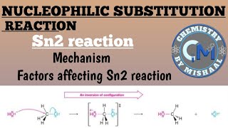 Nucleophilic Substitution reaction  Sn2 reaction Bs Chemistry Organic chemistry [upl. by Dihsar560]