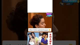 Shameless Hrithik kanganaranaut hritikroshan karanjohar bollywood queenkangana [upl. by Merl]