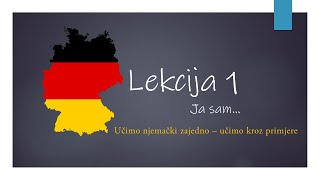 A1 LEKCIJA 1  JA SAM [upl. by Furnary]