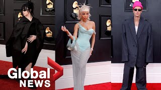 Grammy Awards 2022 Best and worst dressed celebrities on the red carpet [upl. by Midis]