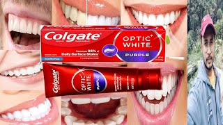 Colgate Optic White Purple Toothpaste  Honest Review [upl. by Joscelin446]