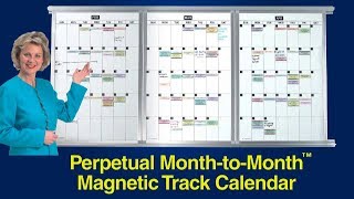 Magnetic Monthly Wall Calendar [upl. by Lehcear]