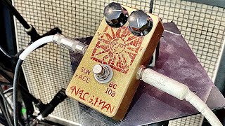 Analogman BC 108 Sunface Fuzz Guitar Pedal Demo Silicon [upl. by Gipps]