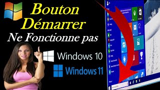 MENU DÉMARRER NE FONCTIONNE PAS DANS WINDOWS 1011 [upl. by Eibreh]