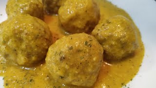 Albóndigas en salsa de almendras 😋 [upl. by Magdalen]