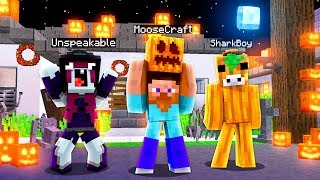 HALLOWEEN TRY NOT TO LAUGH CHALLENGE With UNSPEAKABLEGAMING amp 09SHARKBOY [upl. by Brita]