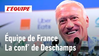 Équipe de France  La conférence de presse de Didier Deschamps avant FranceItalie [upl. by Haila670]