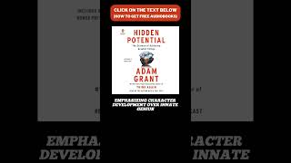 Hidden Potential Audiobook  Adam Grant [upl. by Mercy]