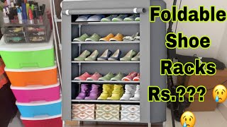 Foldable Affordable and eco friendly Shoes Rack From Amazonin [upl. by Ellehcan]