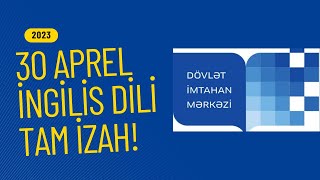 30 aprel İNGİLİS DİLİ SUALLARI  TAM İZAH [upl. by Caril]