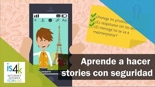 Aprende a hacer stories con seguridad  IS4K [upl. by Assirim]