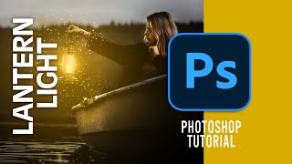 How to add Lantern Light effect in Photoshop [upl. by Aisyle]