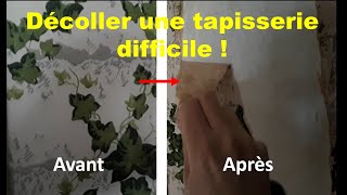 Résolu  je décolle une tapisserie plastifiée indécollable [upl. by Varhol]