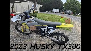 FIRST TEST OF THE NEW TO US HUSKY TX300 [upl. by Nelleeus91]