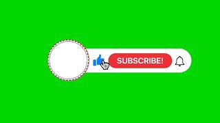 Green Screen Subscribe Button No Copyright greenscreen AbdiBateno [upl. by Erdnassak]