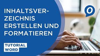 Tutorial Microsoft Word Inhaltsverzeichnis erstellen und formatieren [upl. by Teleya]