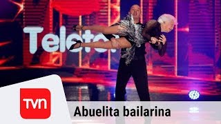 ¡Se pasó Abuelita bailarina deja a todos atónitos  Teletón 2017 [upl. by Sybley715]