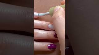 Simple nail polish design 💅🏻💅🏻youtubeshorts nailpolis subscribe shortvideo shorts [upl. by Ylicis]