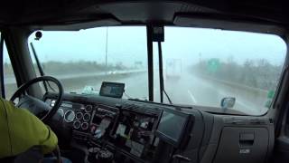 2678 Trucking in the rain Sony HDRAS 200V [upl. by Coward]