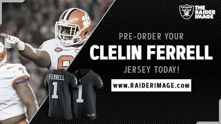 Preorder your Raiders Clelin Ferrell jersey today [upl. by Plotkin583]