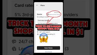 SHOCKING Way to Get 3 Month Shopify Trial for Just 1 Dollar [upl. by Korb]