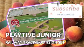 PLAYTIVE JUNIOR Railway Track  Expansion Set [upl. by Adnalue]