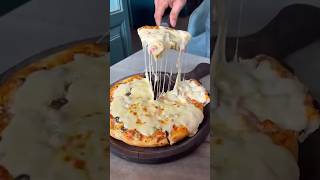 Cheesiest pizza🤤😱 will you eat this trending youtubeshorts [upl. by Ayaladnot]