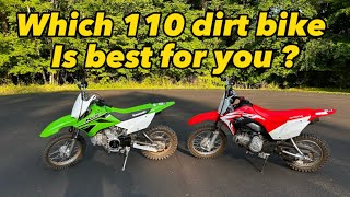 Which 110cc Dirt Bike is best [upl. by Pirozzo786]