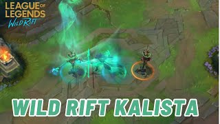 Wild Rift Yeni Karakter Kalista Test Ediyoruz  Wild Rift New Upcoming Champions Viego Kalista [upl. by Aicek428]