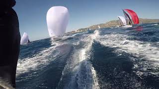 Downwind Sailing at Melges 24 Worlds 2019  Villasimius Sardinia  Exilia Racing [upl. by Engle125]