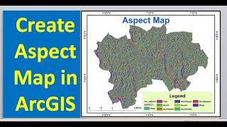 How to create aspect map in ArcGIS [upl. by Ahl]