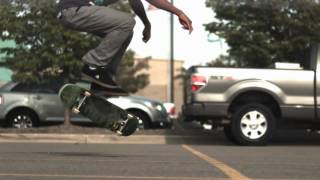 Skateology laser flip 1000 fps slow motion [upl. by Susej]