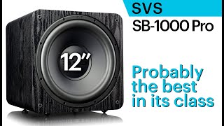 SVS SB1000 Pro Affordable 12quot subwoofer Probably the best in its class [upl. by Elime452]