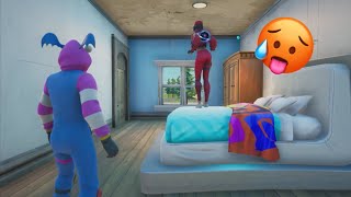 Fortnite Roleplay THE SUS BABYSITTER IM SCARED A Fortnite Short Film [upl. by Dirgni]