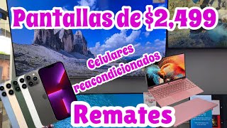 😱Increíbles precios de remate en iPhone laptop y pantallas 😱 [upl. by Nydnarb]