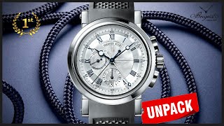 Обзор часов Breguet Marine 5827 Chronograph в корпусе из белого золота [upl. by Adnirem]