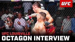 Brunno Ferreira Octagon Interview  UFC Louisville [upl. by Notrab]