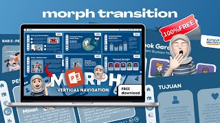 🍭✨🪴 Free Download Morph Animation Vertical Navigation Powerpoint Template by Ree Studies [upl. by Sherilyn]