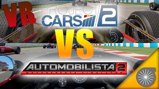 Automobilista 2 VS Project CARS 2 in VR  Comparison Video [upl. by Karol]