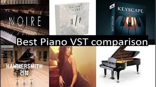 6 Amazing Piano VST Comparison  Noire  Hans zimmer  Keyscape [upl. by Eirojam]