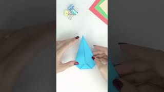 DOBRADURA BALEIA  passo a passo shorts dobradura origami [upl. by Kcitrap438]