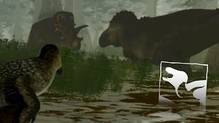 TREX Vs TRIKE  Saurian Demo Gameplay  Ep2 [upl. by Elbag]