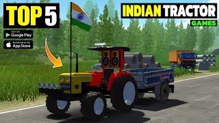 TOP 5 TRACTOR GAMES FOR ANDROID BEST TRACTOR GAMES FOR ANDROID 2024TOP 5 TRACTOR GAMES [upl. by Laon]