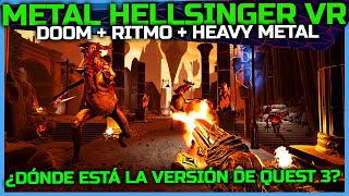 Metal Hellsinger VR  Meta Quest 3  Un juego entretenido pero [upl. by Liamaj963]